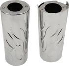 0411-0147 Drag Specialties Chrome Flame