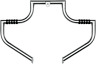 0505-1282 1702 - Magnumbar Harley Chrome Front Highway Bars
