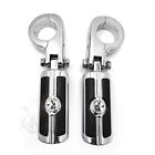 20180725021 For Honda Yamaha Suzuki Chrome Skull Highway Engine Guard Foot
