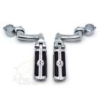 20180725028 Angled Peg Highway Engine Guard Foot Pegs Mount For Harley