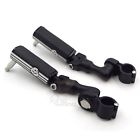 20181016008 Xh Black Clamps Mounting Kit Short Angled Footpeg For Harley
