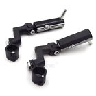 20181017014 Xh Black Aluminum Mount Kit Clamp Skull Foot Pegs For