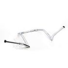 20181023005 Xh Batwing Fairing Bagger Handlebars Chromed For Harley Touring Flht