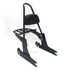 20181026004 Xh Passenger Backrest Sissy Bar Pad Rack For Harley Softail