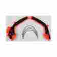 2449535225 Acerbis Orange Black X-grip Frame Guards For Ktm 2016 16 Sxf Xcf