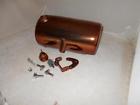 26-206 Midwest Motorcycle Supply Barrell Oil Tank Side Fill Copper Harley
