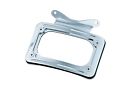 3147 Kuryakyn Curved License Plate Frame Gloss Black For Flhx Fltr