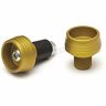 3810 Kuryakyn Gold Lodestar Front Axle Sliders