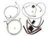 387022 Magnum Designer Handlebar Control Cable Kit Sterling Chromite Ii