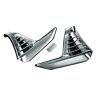3914 Kuryakyn Louvered Chrome Battery Box Covers