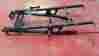 50240-mat-d50 Honda Cbr 1100 Xx Black Bird Sub Frame Seat Rail Tail Oem