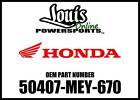 50407-mey-670 Honda Cr Right Plate New Oem 757480982837
