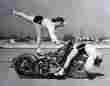 650184pa180 Paughco Wishbone Rigid Frame Gas Tank Mounts 4 Speed 35 Rake Harley 180 Bobber