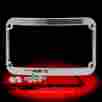 Kw05-01-0083-c 7.125 2030-0231 Klock Werks Harley-davidson License Plate Frame For Wide Benchmark Fenders Chrome Finish