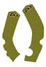 748030 Grip Guard Frame Protection Decals Weave Yellow