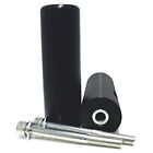 750-6129 Shogun Motorsports Yamaha Black No Cut Frame Sliders Made In