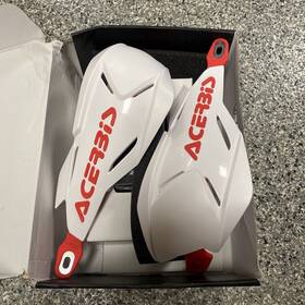 22397239 Acerbis 145749 Pair Handguards White/red X-factory Mounting Kit Universal Motorcycle