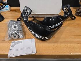 5511090 Acerbis 185157 Pair Handguards Black Rally Minicross Universal Mounting Kit