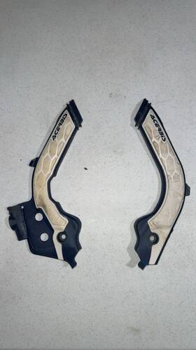 Js8x Acerbis Mn/js8x X-grip Frame Guards For 2019-2021 Husqvarna Fc250 - Body And Tu