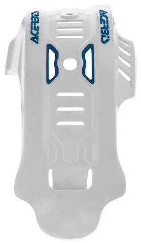 P3nh1gpqoe Acerbis Polypropylene Chassis Belly Skid Plate White Blue Husqvarna Fe450 17-19