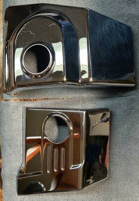 Vtx002 Arashi Swingarm Chrome Plated Covers For Honda Vtx1300r