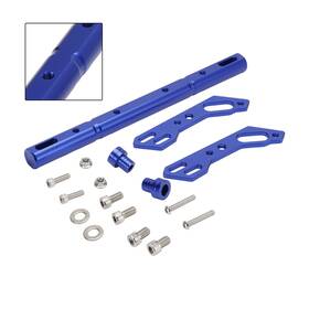 M523-a168-blue Areyourshop Cnc Cross Bar Adjustable Handlebar Balance Lever Universal Blue For Motorcycle