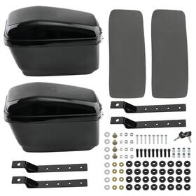 6vwa85 Bfo Motorcycle Luggage Case Pair Hard Saddle Bags For Harley Honda Yamaha Suzuki 6vwa85 Bfo Motorcycle Luggage Case Pair Hard Saddle Bags For Harley Honda Yamaha Suzuki