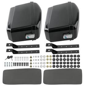 8tarwe Bfo Saddle Bags Motorcycle Trunk Luggage Universal 17.8 Inch 12.6 7.9 For Honda