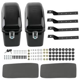 J46y0u Bfo Hard Saddlebags 17.8 Inch 12.6 7.9 Motorcycle Trunk Luggage For Honda Suzuki