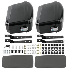 Pnl2xh Bfo Saddle Bags Motorcycle Trunk Luggage Universal 17.8 Inch 12.6 7.9 For Honda