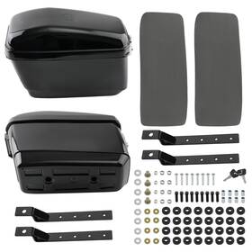 Rufe2h Bfo Hard Saddlebags Motorcycle Extended Saddle Bags For Harley Honda Yamaha