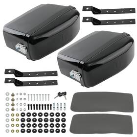 Sid0wk Bfo Saddle Bags Motorcycle Trunk Luggage Universal 17.8 Inch 12.6 7.9 For Suzuki
