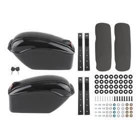 T9kus5 Bfo Universal Motorcycle Saddle Bags With Turn Signals For Harley Honda Yamaha