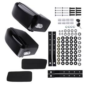 Vou70r Bfo Motorcycle Luggage Case Pair Hard Saddle Bags For Harley Honda Yamaha Suzuki