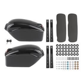Xr8svk Bfo Universal Motorcycle Saddle Bags With Turn Signals For Harley Honda Yamaha