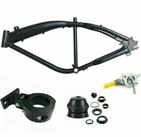 Sym-948 Bicycle Felt Faker Frame 3.4l And Petcock Headset Motor Mount Combo Gas