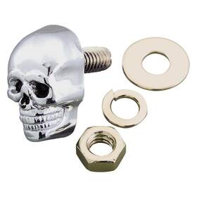 74401s1 Bikers Choice Chrome Skull Krommet