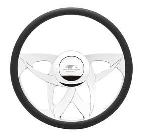 34152 Billet Specialties Steering Wheel Half Wrap 15.5in Twinspin