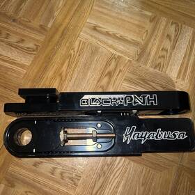 35014 Black Path Engraved Swingarm Extender Kit For 2008-2019 Suzuki Gsx-r1300 Hayabusa