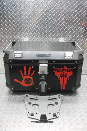 7811953 Bmw 2004 R1150gs Adventure Abs Rear Givi Trunk With 1-key And Sw-motech Bracket