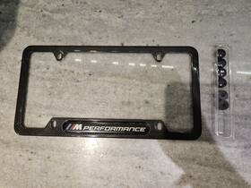 82125a1c497 Bmw Original Carbon Fiber M Performance License Plate Frame