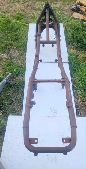 Wb1051101f0030913 Bmw 83-89 K100rs Frame Chassis The Flying Brick. Straight Clean Vin 1985
