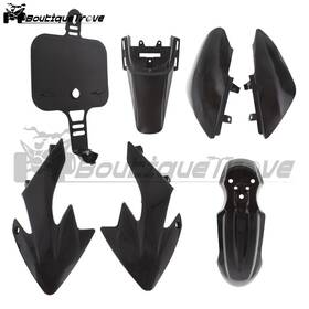 Bou2619632 Boutiquetrove For Honda Xr50 Crf50 Sdg Ssr 107 125 Dirt Pit Bike Plastic Fender Fairing Black