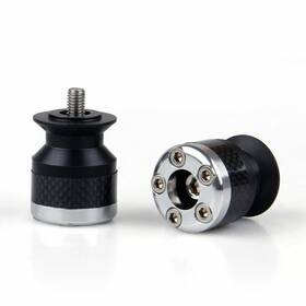 M524-a012-silver Bruce&shark Cnc Carbon Fiber 8mm Swingarm Sliders Spools For Suzuki Gsxr Gsx Sv Dl Gsf S
