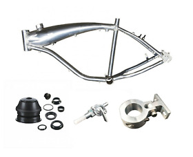 Don-611 Brushed Alum Bicycle Gas Frame 2.4l Motor Mount Headset And Petcock
