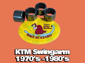 Brp-2220-4 Buzzard Racing Ktm Mc5 250 400 350 420 495 Swingarm Needle Bearing Set 2 1970s - 80s New Brp-2220-4 Buzzard Racing Ktm Mc5 250 400 350 420 495 Swingarm Needle Bearing Set 2 1970s - 80s New