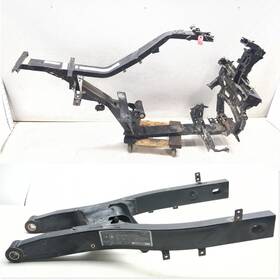2bxncbc11ev000817 Can-am 13-15 Spyder St Limited Main Frame Chassis Swingarm Bent Slvg