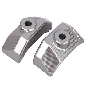 Dictorcoltd 550732840004 Rear Fork Spindle Chain Adjuster Blocks For Kawasaki Z800 12-16 Gray Aluminum Hs