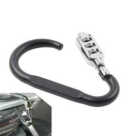 Dictorcoltd 550748633669 Motorcycle Helmet Lock Buckle Anti-theft Fastener T-bar Kit Universal For Harley