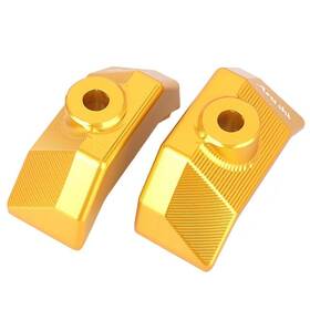 Dictorcoltd 550748799655 2pcs Gold Rear Fork Spindle Chain Adjuster Blocks For Kawasaki Z800 2012-2016 Hs